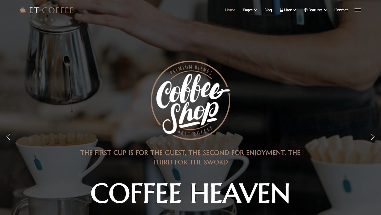 Free Responsive Coffee Website Templates